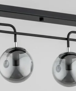 Best Sklep Kaja Stylowa lampa sufitowa z grafitowymi kloszami AL 63027 | Kaja