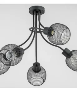 Shop Sklep Kaja Stylowa lampa sufitowa z drucianymi kloszami AL 25835 PLENA | Kaja