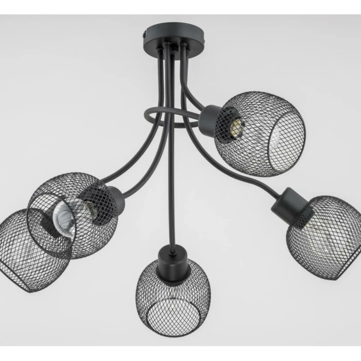 Shop Sklep Kaja Stylowa lampa sufitowa z drucianymi kloszami AL 25835 PLENA | Kaja