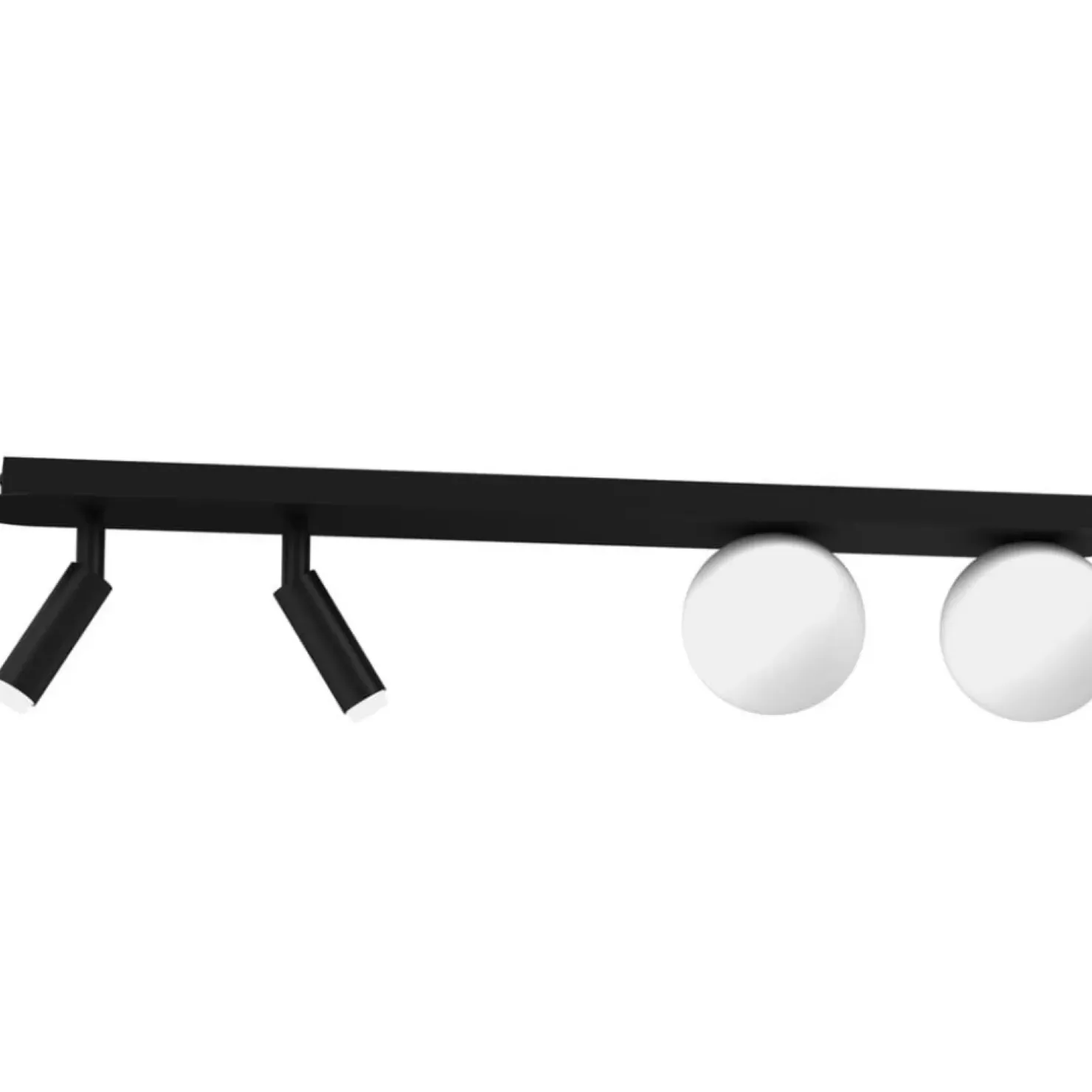 Best Sale Sklep Kaja Stylowa lampa sufitowa z kloszami i reflektorami MLP8406 z serii SIRIO | Kaja Oś
