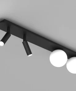 Best Sale Sklep Kaja Stylowa lampa sufitowa z kloszami i reflektorami MLP8406 z serii SIRIO | Kaja Oś