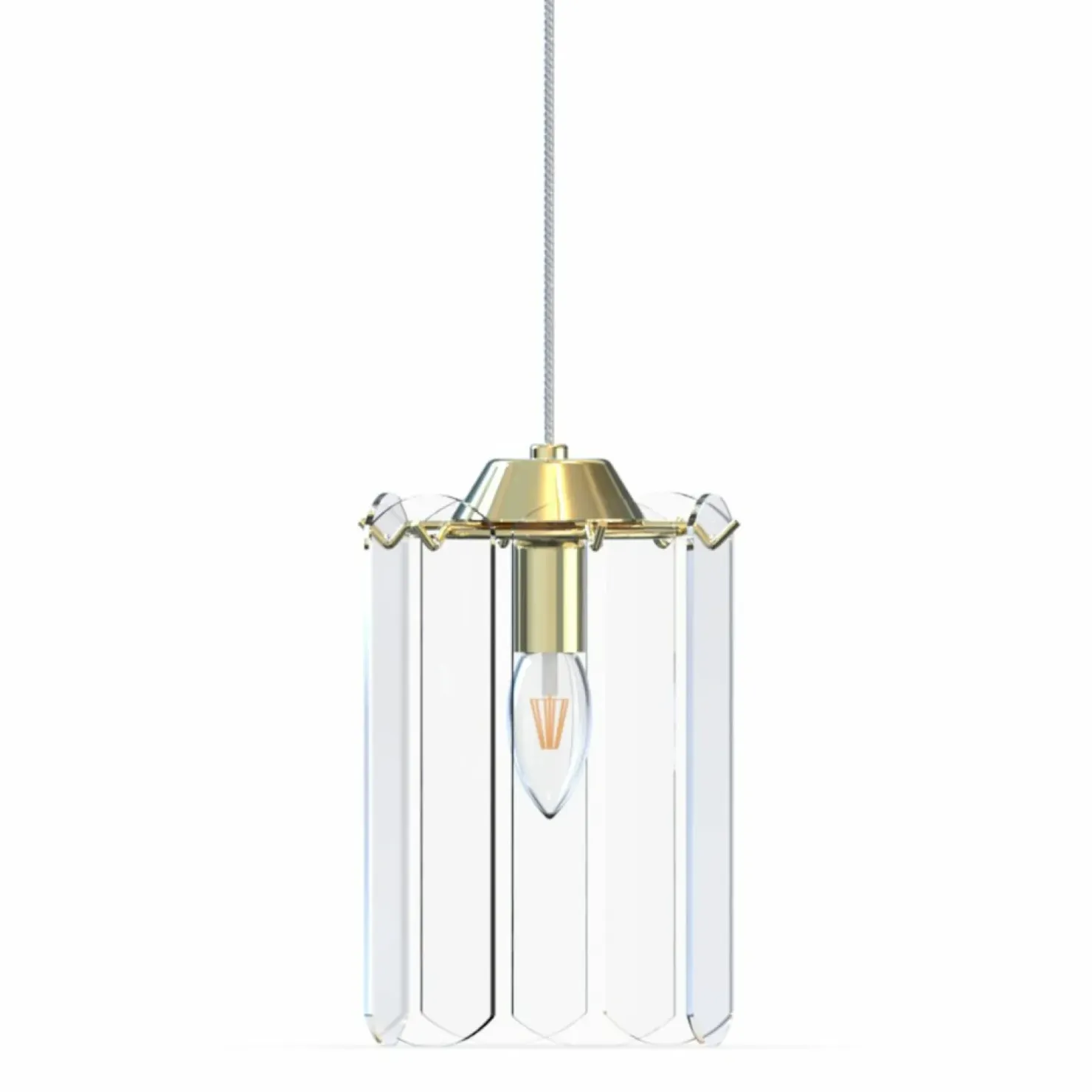 Fashion Sklep Kaja Stylowa lampa wisząca do eleganckiej kuchni MD3523-1-EGN NIRA | Kaja