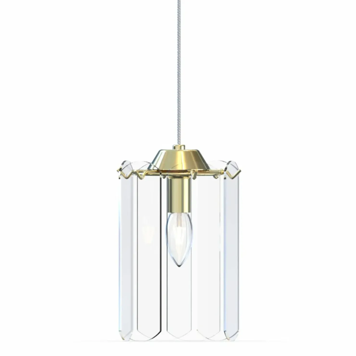 Fashion Sklep Kaja Stylowa lampa wisząca do eleganckiej kuchni MD3523-1-EGN NIRA | Kaja