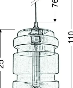 Fashion Sklep Kaja Stylowa lampa wisząca do jadalni 31-36643-Z z serii DECORADO | Kaja