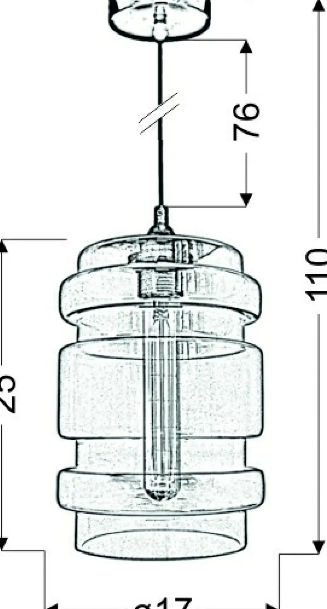 Fashion Sklep Kaja Stylowa lampa wisząca do jadalni 31-36643-Z z serii DECORADO | Kaja
