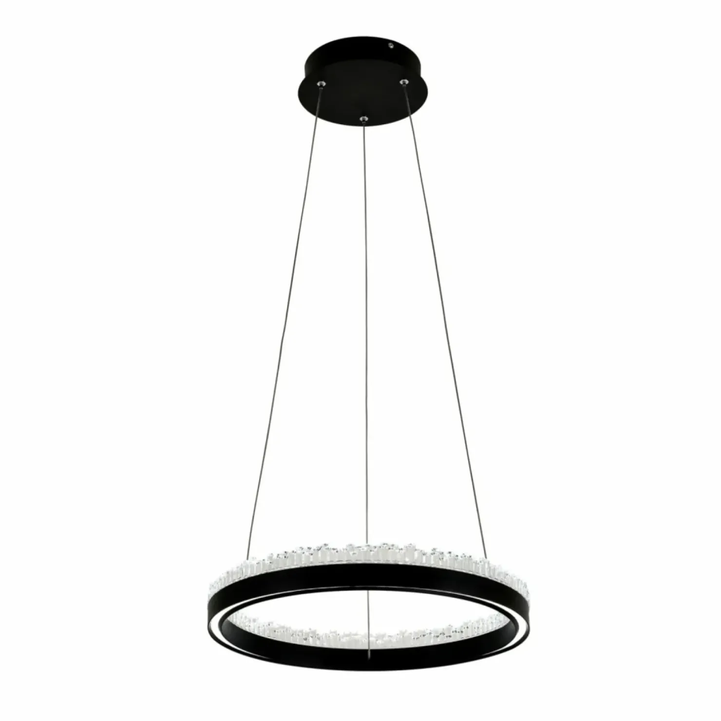 Cheap Sklep Kaja Stylowa lampa wisząca LED z kryształkami PD2304400R-MB REGI | Kaja