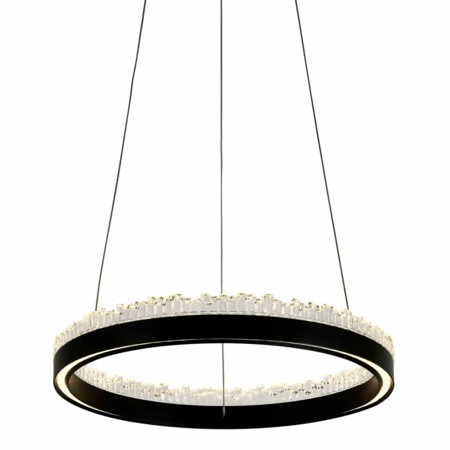 Cheap Sklep Kaja Stylowa lampa wisząca LED z kryształkami PD2304400R-MB REGI | Kaja