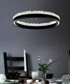 Cheap Sklep Kaja Stylowa lampa wisząca LED z kryształkami PD2304400R-MB REGI | Kaja