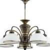 Stylowa lampa wisząca, pięć kloszy O3175 W5 PAT z serii LAMBDA | Kaja*Sklep Kaja Discount