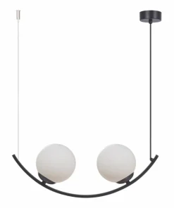 Clearance Sklep Kaja Stylowa lampa wisząca z białymi kulami ZM 5012 WAVE | Kaja Oświetlenie