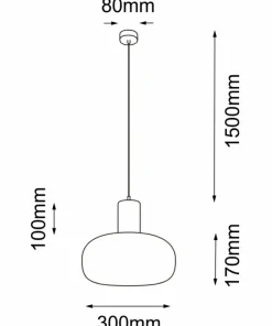 Hot Sklep Kaja Stylowa lampa wisząca z dekoracyjnym kloszem ANT 5209 TANPO | Kaja