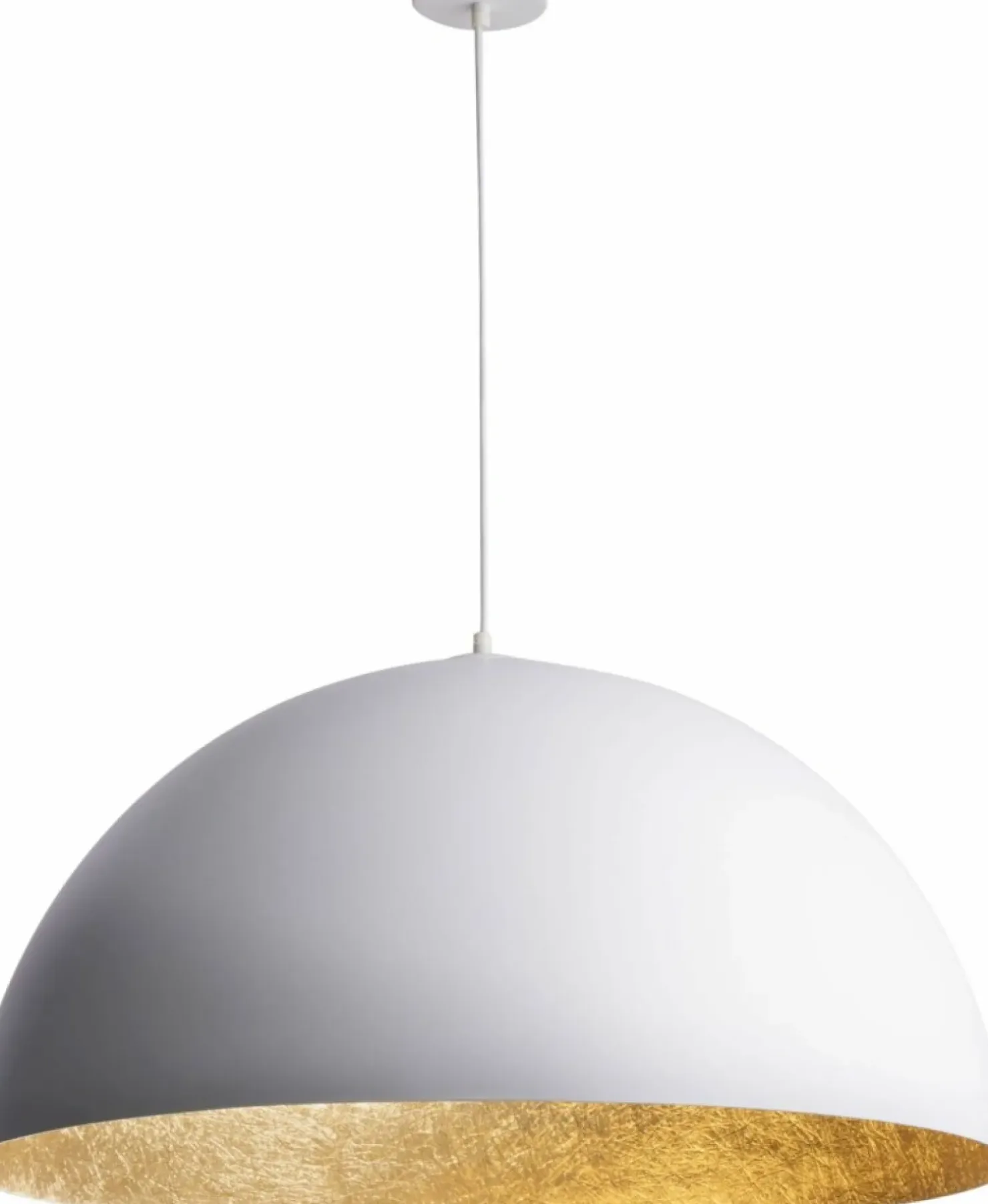 New Sklep Kaja Stylowa lampa wisząca z dużym kloszem SIG 30133 z serii SFERA 70 B/ZŁ