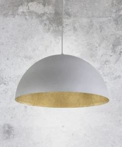 New Sklep Kaja Stylowa lampa wisząca z dużym kloszem SIG 30133 z serii SFERA 70 B/ZŁ
