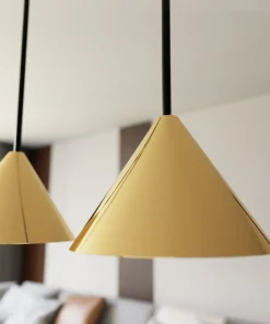 Flash Sale Sklep Kaja Stylowa lampa wisząca ze złotymi stożkami 1329/6 ELIT | Kaja