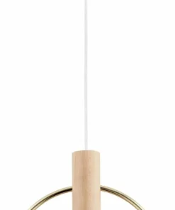 Clearance Sklep Kaja Stylowa lampa wisząca ze złotą obręczą AL 61140 LABO | Kaja