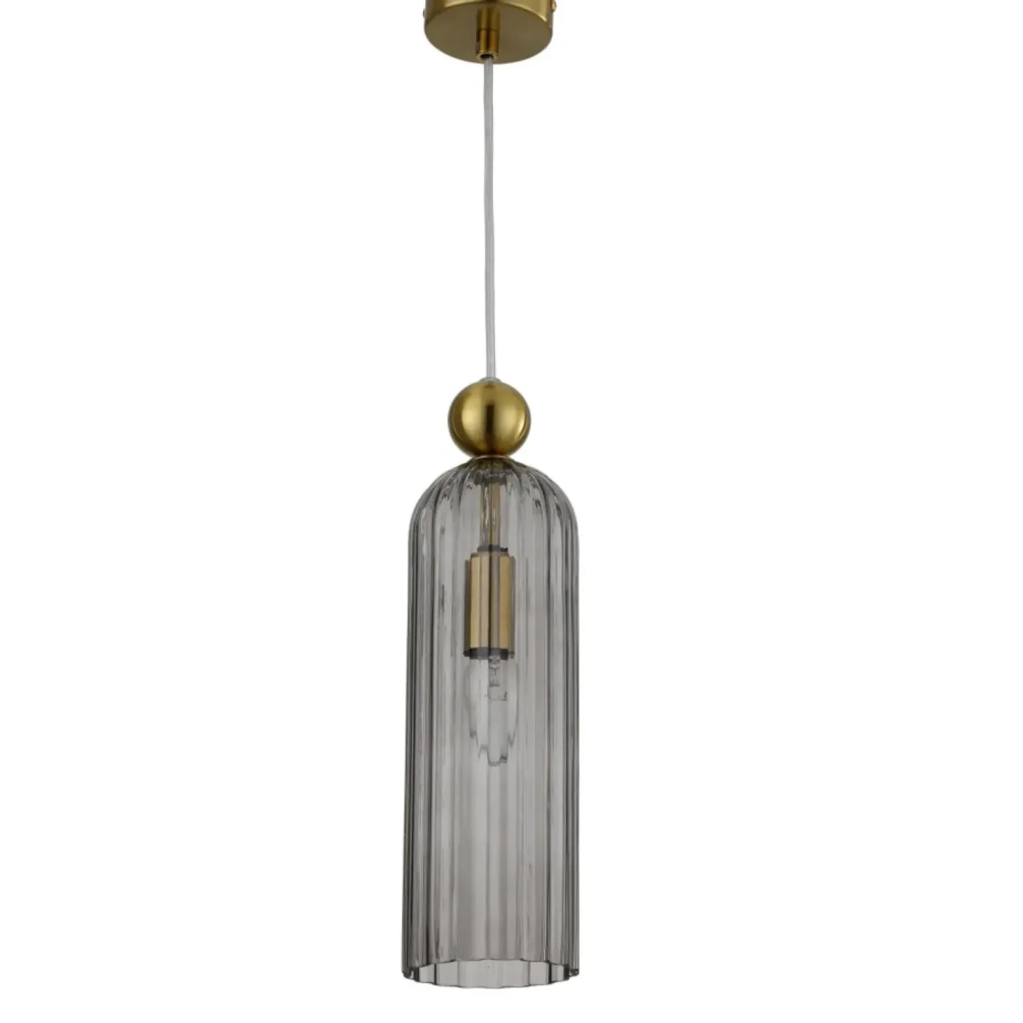 Flash Sale Sklep Kaja Stylowa lampa z dymionym kloszem LP-939/1P SMOKED z serii PIEGA | Kaja
