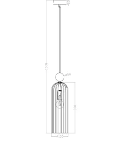 Flash Sale Sklep Kaja Stylowa lampa z dymionym kloszem LP-939/1P SMOKED z serii PIEGA | Kaja