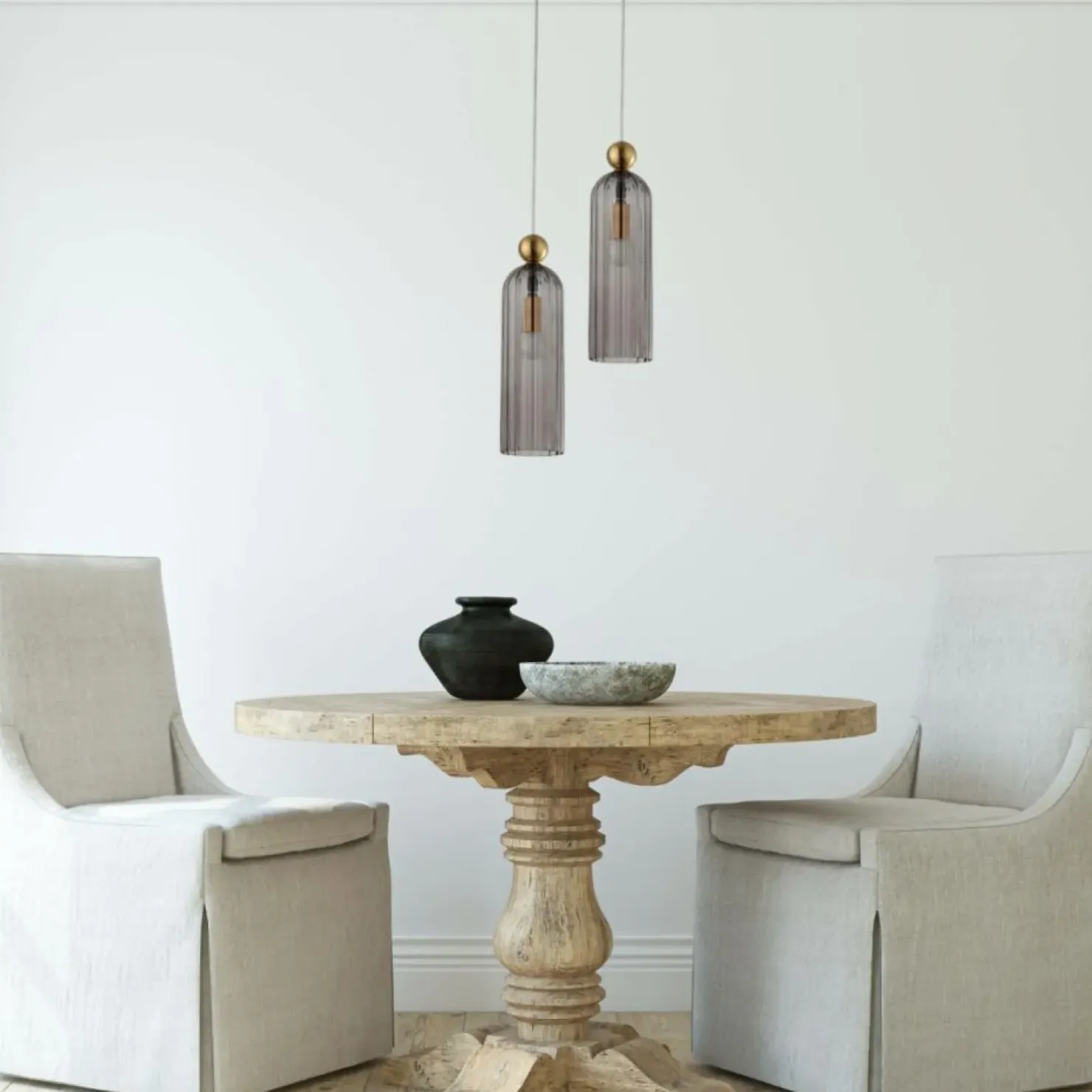Flash Sale Sklep Kaja Stylowa lampa z dymionym kloszem LP-939/1P SMOKED z serii PIEGA | Kaja
