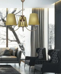Stylowa lampa z plisowanymi abażurami 33-33970 MOZART | Kaja*Sklep Kaja Hot