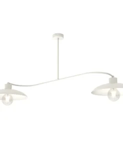 Stylowa lampa z szerokimi kloszami 1354/2 FOSTER 2 WHITE | Kaja*Sklep Kaja Hot