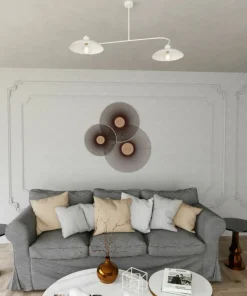 Stylowa lampa z szerokimi kloszami 1354/2 FOSTER 2 WHITE | Kaja*Sklep Kaja Hot