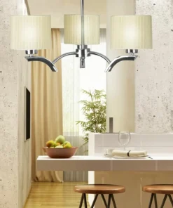 Stylowa lampa z tasiemkowymi abażurami 33-04208 DRAGA | Kaja*Sklep Kaja Best Sale