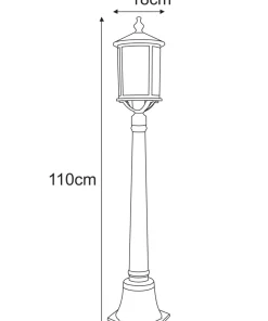Stylowa lampa zewnętrzna do oświetlenia ogrodu K-8217 z serii CHICAGO*Sklep Kaja Online