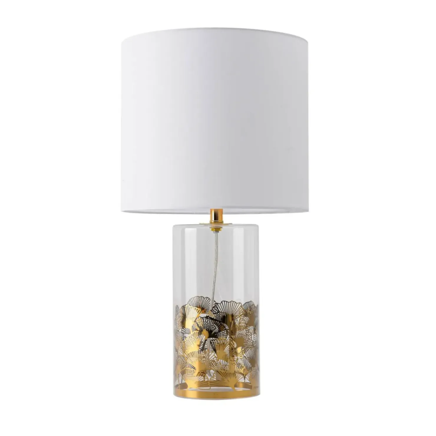 Stylowa lampka do eleganckiego salonu LP-818/1T WH z serii SUNFLOWER*Sklep Kaja Cheap