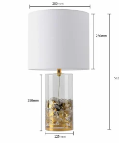 Stylowa lampka do eleganckiego salonu LP-818/1T WH z serii SUNFLOWER*Sklep Kaja Cheap