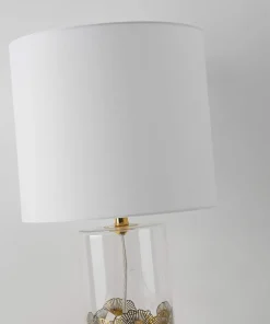 Stylowa lampka do eleganckiego salonu LP-818/1T WH z serii SUNFLOWER*Sklep Kaja Cheap
