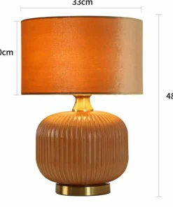 Stylowa lampka do sypialni LP-1515/1T SMALL GOLD TAMIZA | Kaja*Sklep Kaja Best