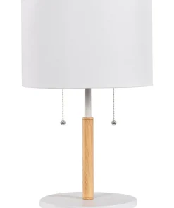 Stylowa lampka nocna z abażurem LP-0304/2T WH FOGO | Kaja Oświetlenie*Sklep Kaja Outlet