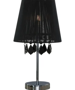 Stylowa lampka stołowa glamour LP-5005/1TS CZARNA MONA | Kaja*Sklep Kaja Clearance