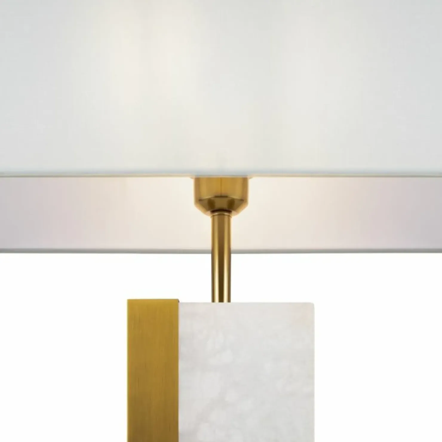 Stylowa lampka stołowa z podstawą z alabastru Z031TL-01BS BIANCO*Sklep Kaja Hot