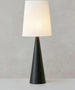 Stylowa lampka stołowa ze stożkową podstawą 108597 z serii CONUS*Sklep Kaja Shop