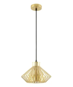 Flash Sale Sklep Kaja Stylowa, złota lampa na regulowanym zwisie ZM A8080-GLD z serii DOLIA