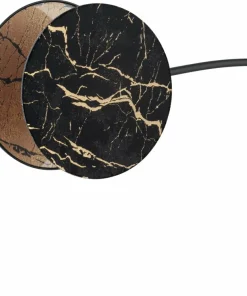 Fashion Sklep Kaja Stylowy, czarno-złoty żyrandol do sypialni 1327/2 MOTIF | Kaja