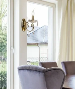 Stylowy kinkiet świecznik glamour 21-97609 AURORA | Kaja Oświetlenie*Sklep Kaja Flash Sale