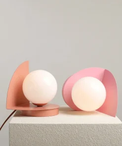 Subtelna, dziewczęca lampka nocna ⌀14cm 1125B11 z serii LOOP | Kaja Oświetlenie*Sklep Kaja Best