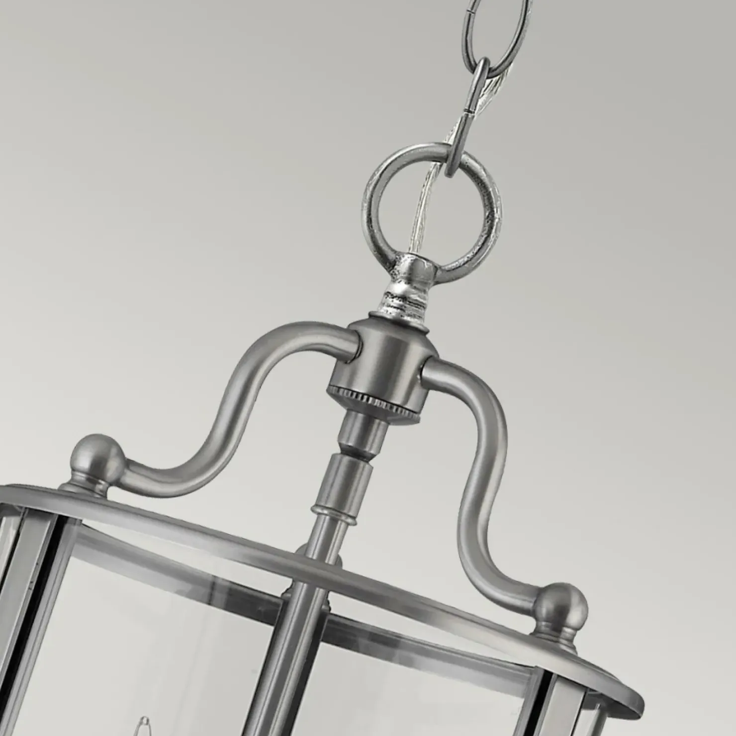 Szara lampa do restauracji HK-GENTRY-P-S-PW z serii GENTRY*Sklep Kaja Store