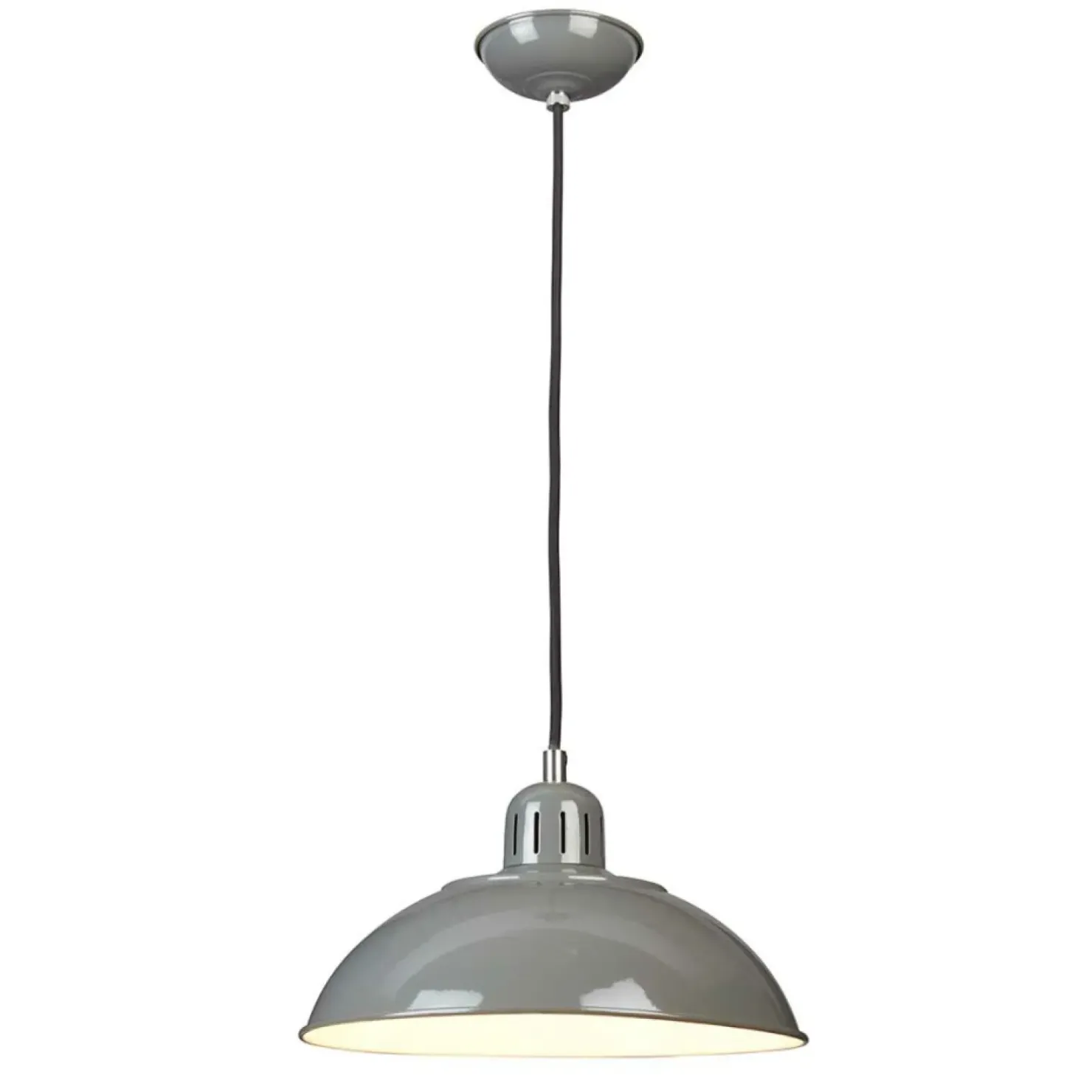 New Sklep Kaja Szara lampa wisząca, regulowana FRANKLIN-P-GY z serii FRANKLIN szare