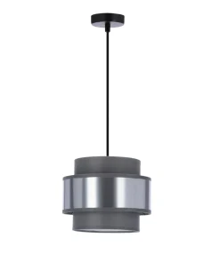 Flash Sale Sklep Kaja Szara lampa wisząca z podwójnym abażurem 31-18410 z serii HARE | Kaja Oświetleni