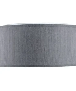 Szara, materiałowa lampa sufitowa ø30 E27 TK 3332 z serii RONDO | Kaja*Sklep Kaja Fashion