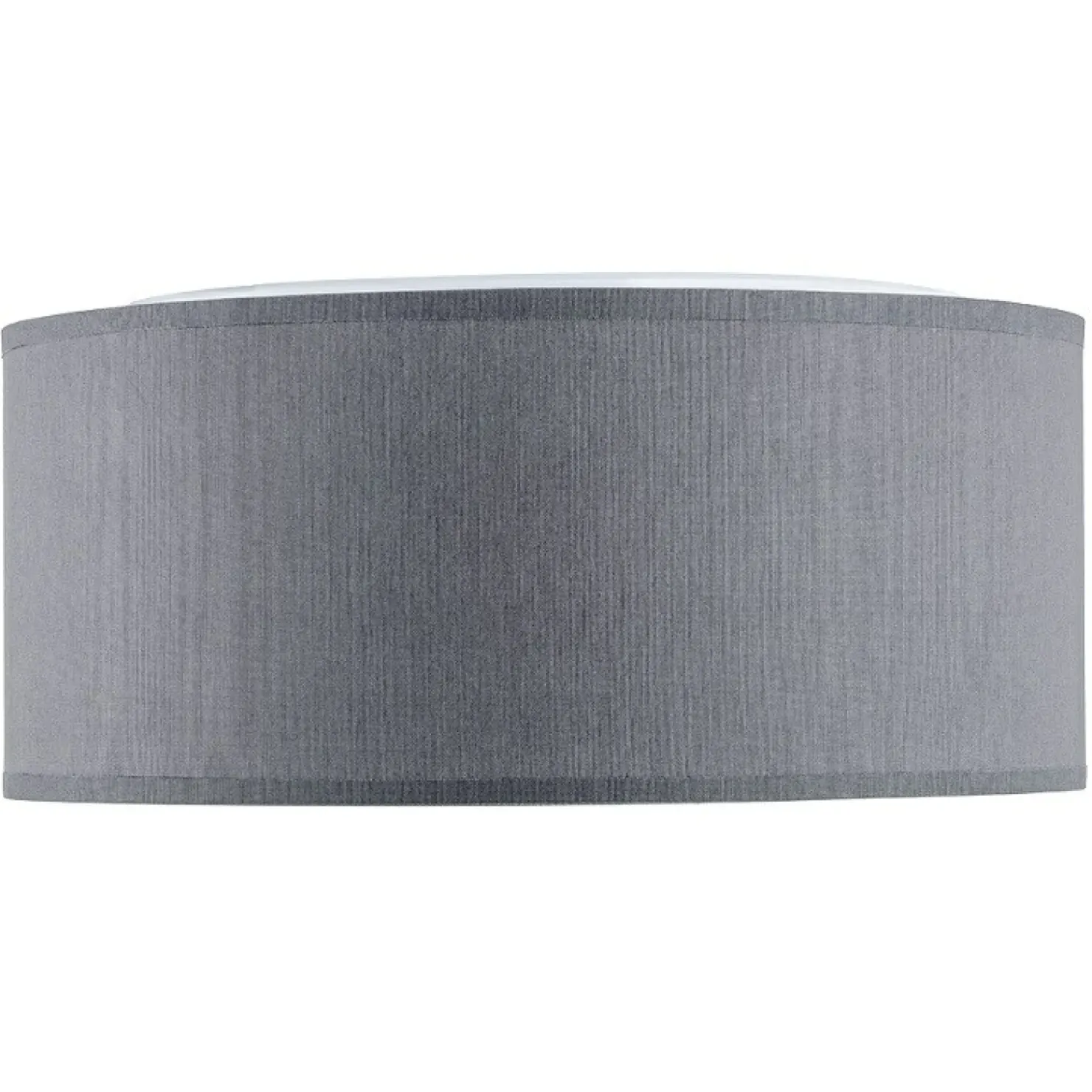 Szara, materiałowa lampa sufitowa ø30 E27 TK 3332 z serii RONDO | Kaja*Sklep Kaja Fashion