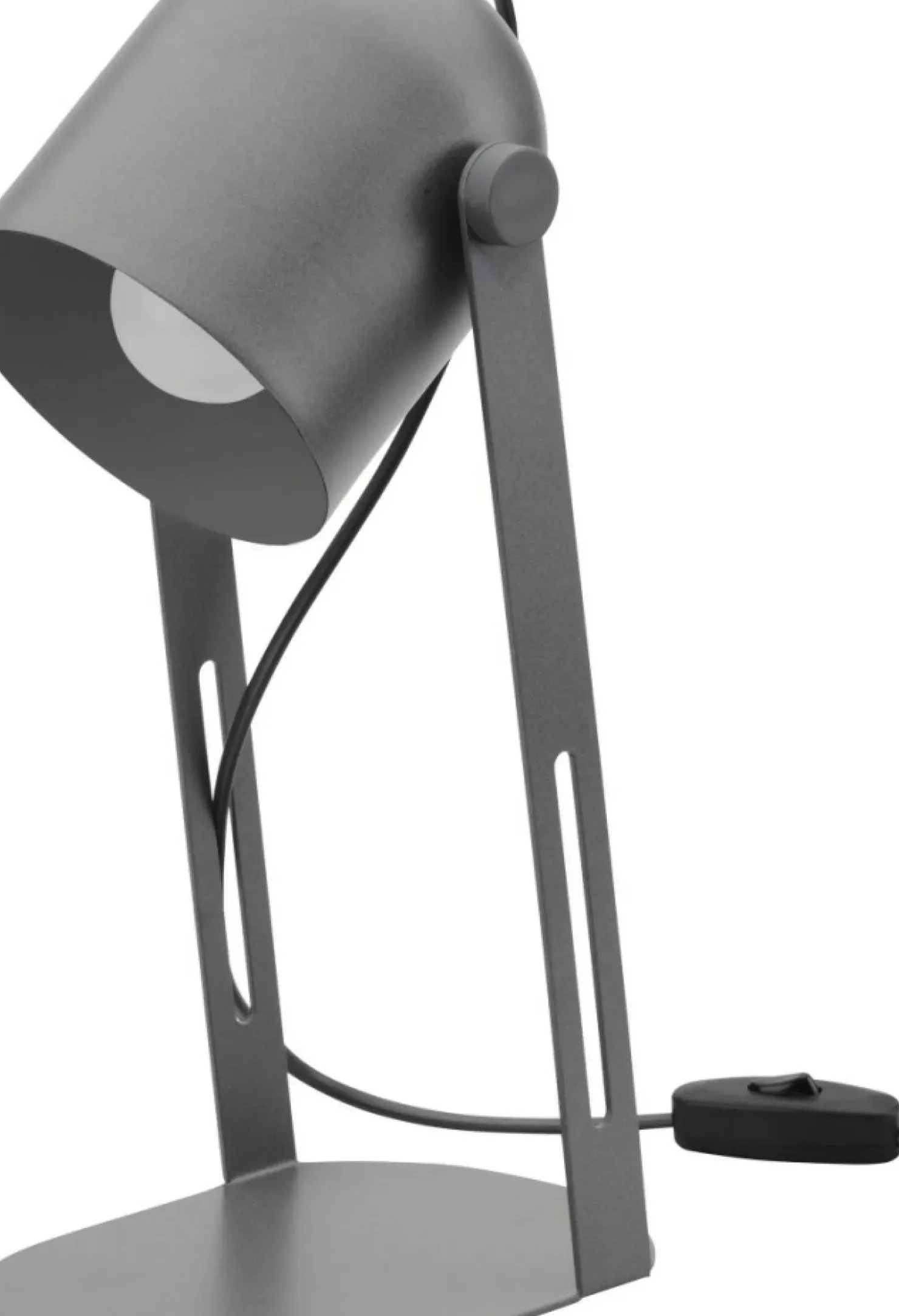 Szara, metalowa lampka do biura TK 5190 DAVIS | Kaja Oświetlenie*Sklep Kaja Outlet