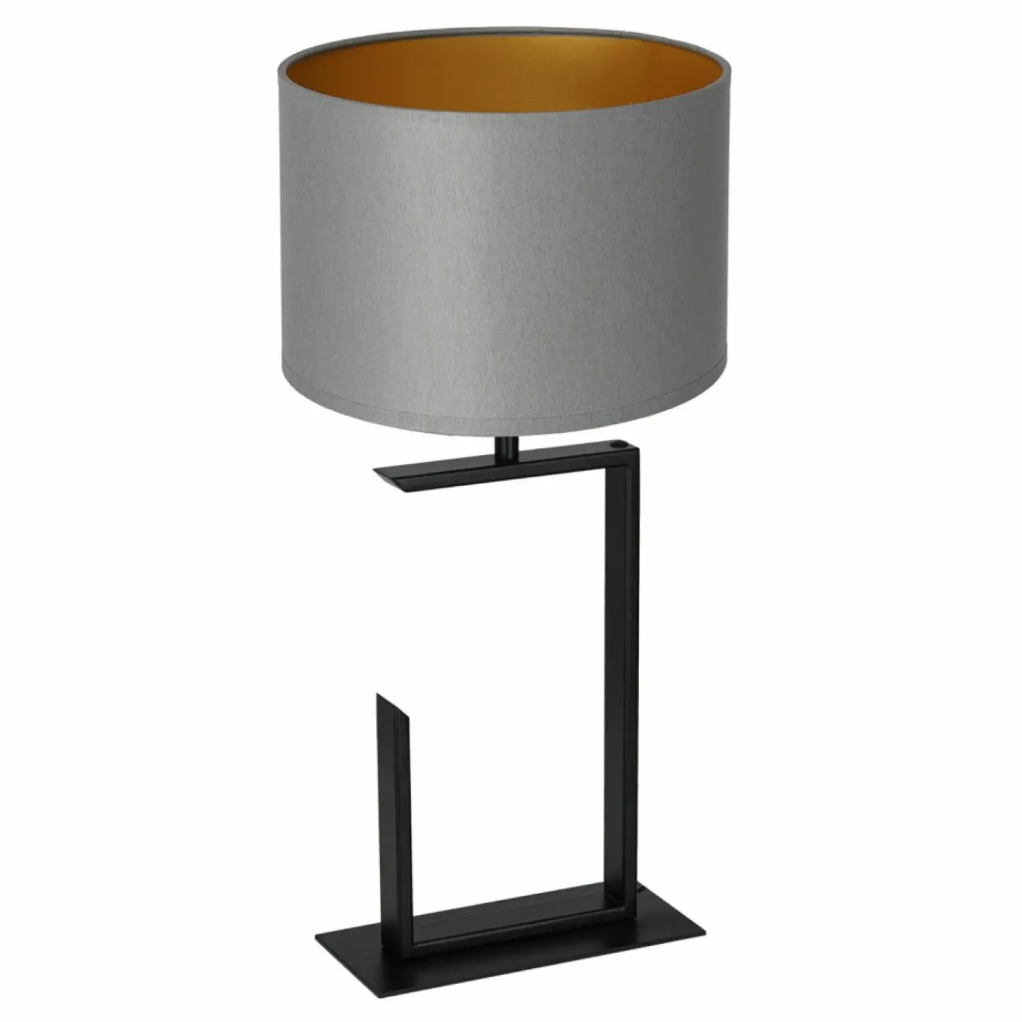 Szaro-złota lampka stołowa, do salonu LX 3418 z serii TABLE LAMPS*Sklep Kaja Hot