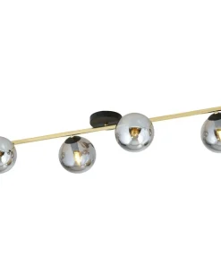 New Sklep Kaja Szeroka lampa sufitowa do wąskiego pokoju 1246/4 z serii SPLENDI