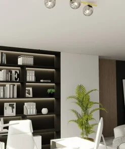 New Sklep Kaja Szeroka lampa sufitowa do wąskiego pokoju 1246/4 z serii SPLENDI