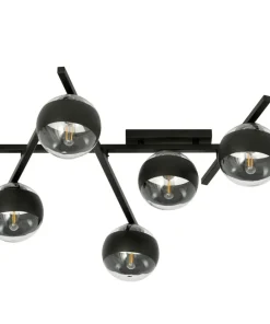 Store Sklep Kaja Szeroka lampa sufitowa z pięcioma kloszami 1105/5 SMART | Kaja