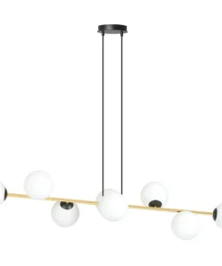 Online Sklep Kaja Szeroka lampa wisząca nad stół w jadalni 1241/8 z serii GRAVITY | Kaja